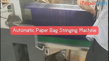 Automatic Paper Bag Stringing Machine