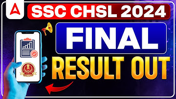 SSC CHSL Final Result 2024 Out | SSC CHSL Result 2024 Tier 2 | SSC CHSL 2024 Tier 2 Cut Off