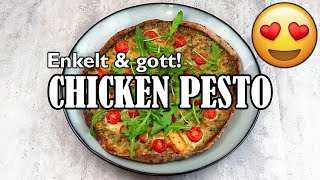Liba Pizza - Chicken Pesto Enkelt Och Galet Gott