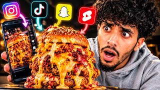 I Ate the First Food I Saw on Social Media for 24 Hours