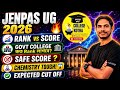JENPAS UG 2026 Analysis| Expected Cut Off | Safe Score |B.Sc nursing & Paramedical |Rank vs Score