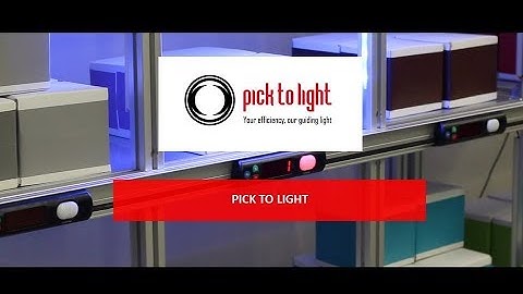 Pick To Light | Pick To Light Systems
