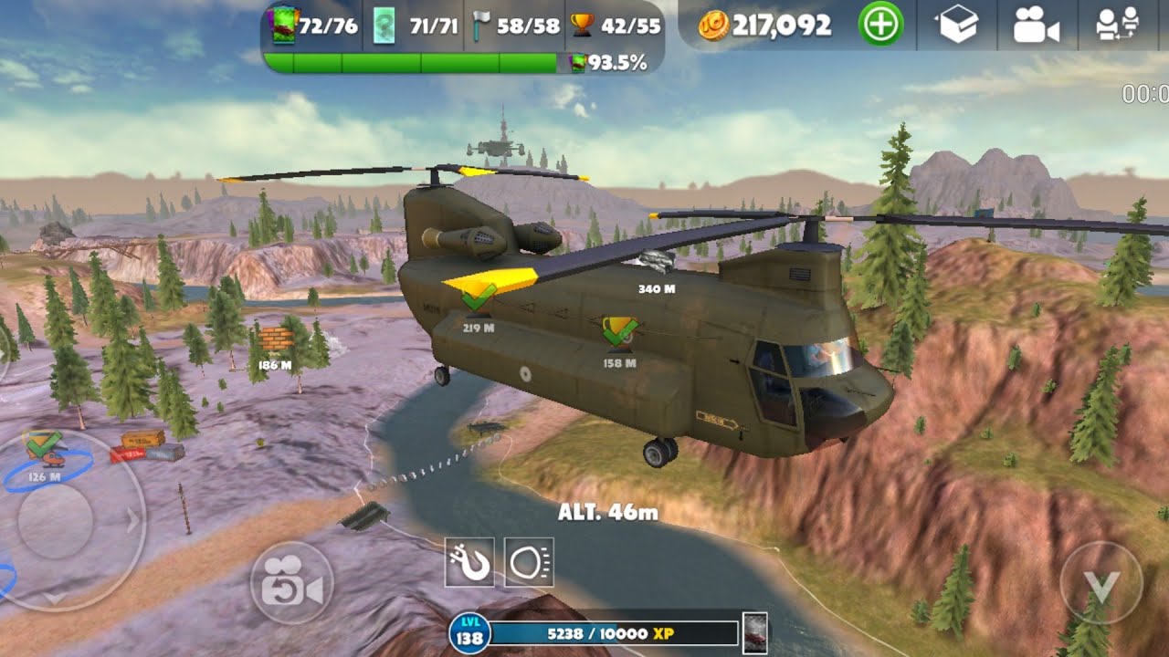 Chinook Helicopter Goods Transporter Off The Road OTR Offroad Car Driving Game Android Gameplay