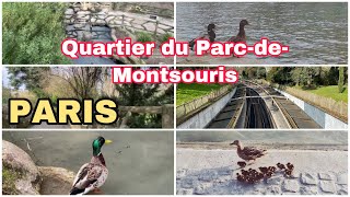 PARIS vlog : marcher à paris #Parc_Montsouris Walking in paris : Parc Montsouris