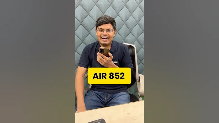 AIR 852 🔥 Paper Bigad Gaya Tha 😢| JEE Advanced Result 2025  #shorts #esaral #iit #jee #motivation