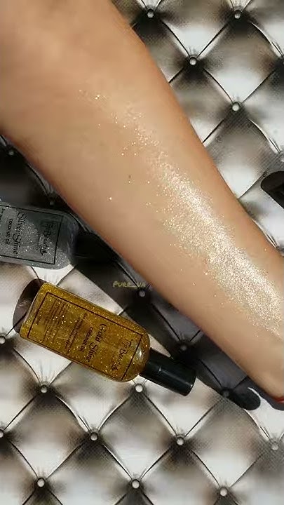 Кокосовое масло для загара Top Beauty с серебряными и золотыми ...