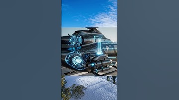 Futuristic Helicopter Flying Over Forest | Drone Shot | AI Tech Demo #shorts