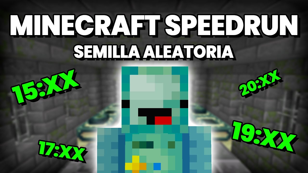 MC SPEEDRUN RANDOM SEED | PB 15:13 | - YouTube
