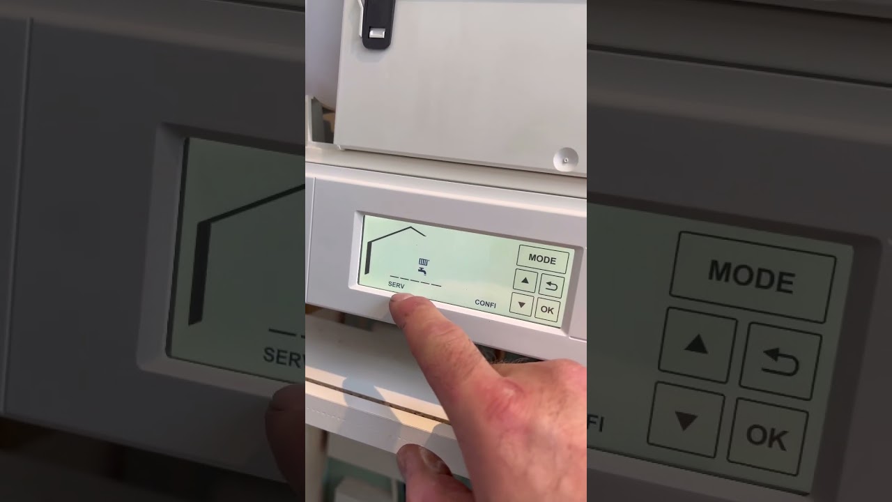 Как перевести новый Viessmann в режим обслуживания