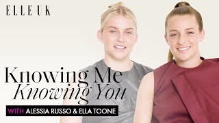 Lionesses Ella Toone And Alessia Russo Play 'Knowing Me Knowing You' About Their Teammates | ELLE UK