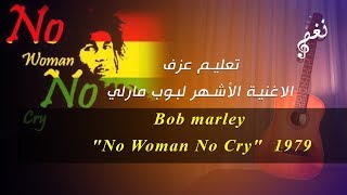 تعليم عزف الاغنية الأشهر لبوب مارلي علي الجيتار  Bob marley 