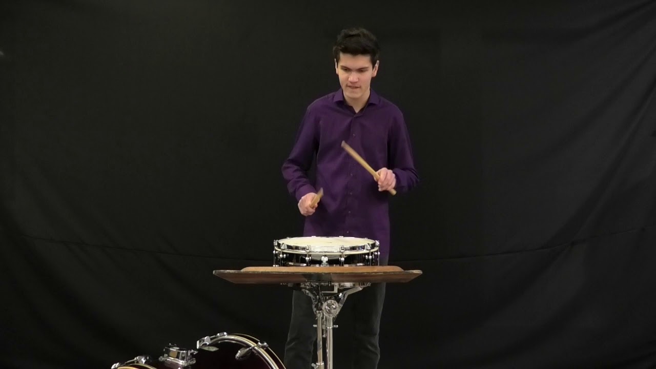 Joseph Tompkins: Nine French-American Rudimental Solos Vol. 2 - No.3 "Hazel Nuts"