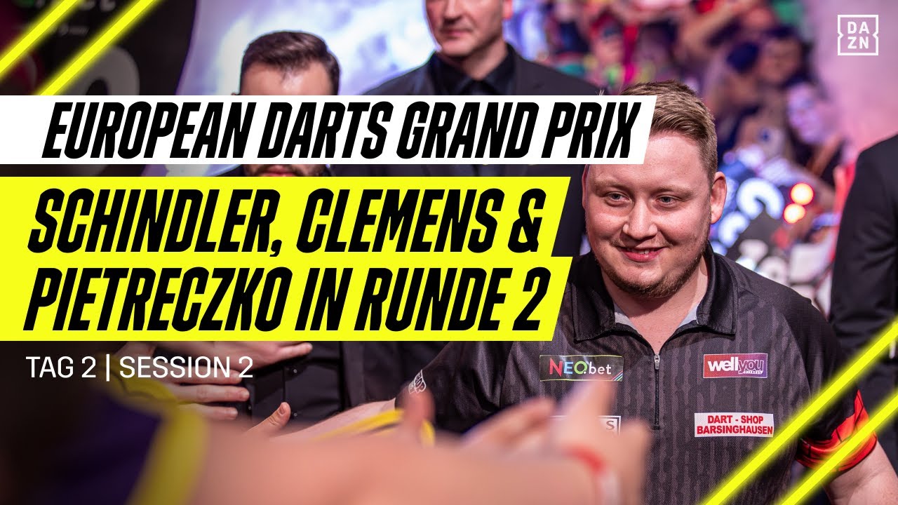 Zweite Runde in Sindelfingen Tag 2 Session 2 European Darts Grand