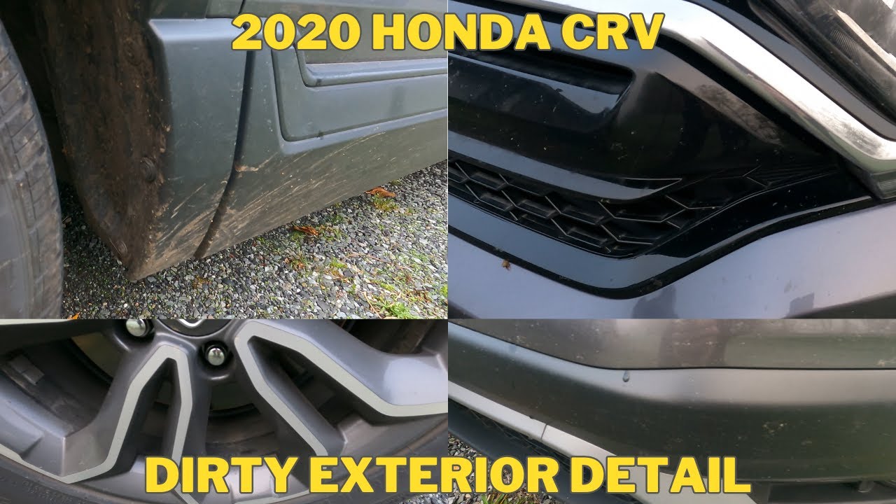 Car Detail On A Dirty 2020 Honda CRV Exterior Car Detail Lake