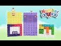 Numberblocks Stacked Together Add Up to 60!  Fun Math for Toddlers with Numberblock Cubes