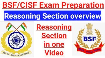 BSF/CISF Exam Preparation - Reasoning Class || Complete Reasoning in one video || Jammu & Kashmir 🔥🔥