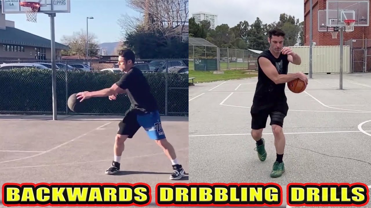 Backwards dribbling drills - YouTube