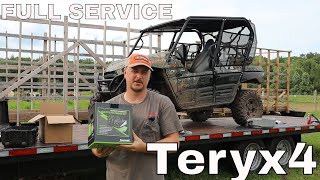 #59 Kawasaki Teryx DIY Full Service Engine oil Differentials.