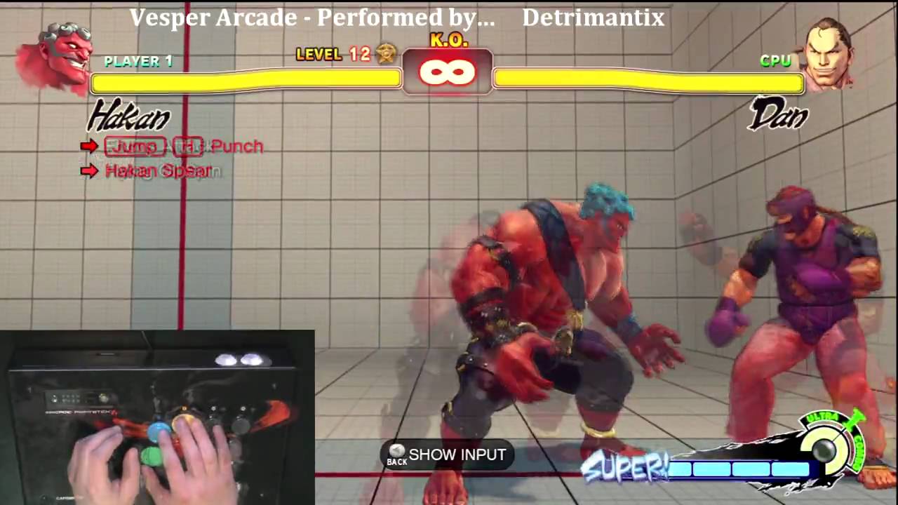 Super Street Fighter 4 Trials - Хакан