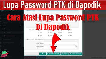 Video Tutorial Tentang Cara Reset Password PTK di Dapodik
