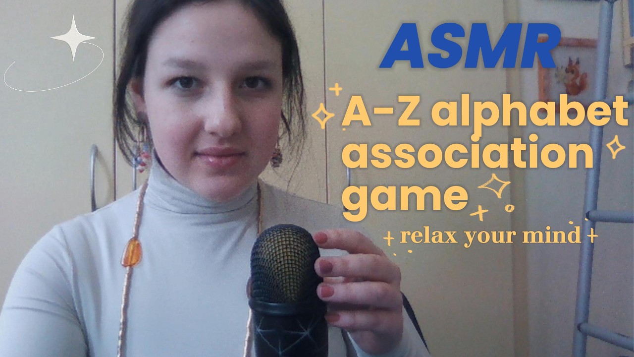 ASMR A-Z alphabet association game