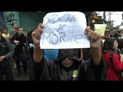 Brazilian protesters denounce police violence in Rio