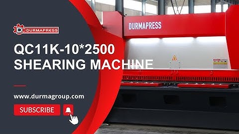 DURMAPRESS QC11K-10x2500 high-end shearing series with Delem DAC-360T controller