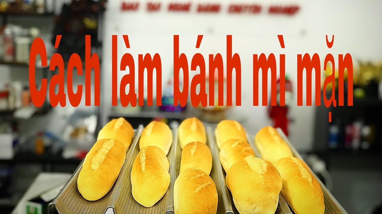 Cách làm bánh mì mặn. Bánh mì chuột ( bánh mì đặc ruột)
