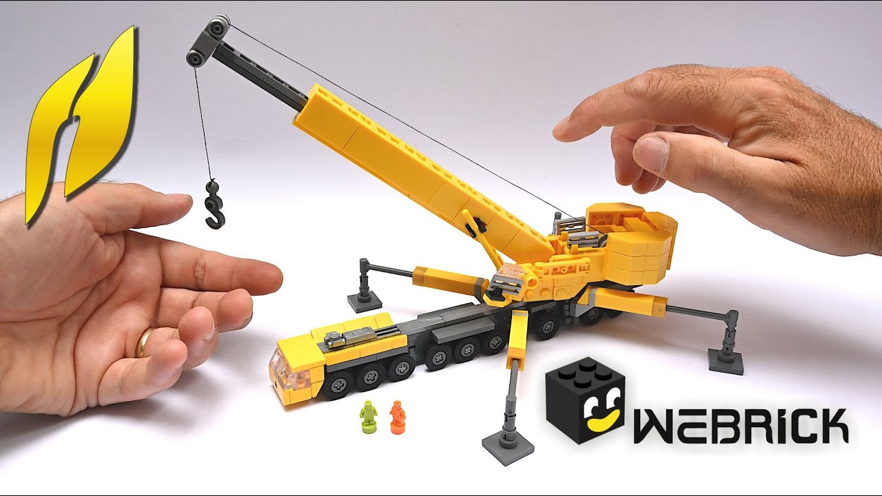 Liebherr LTM 1750-9.1 mobile crane (MOC - 4K) #webrick #lego #toys