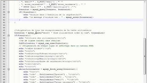 PHP et MySQL Modifier un enregistrement d