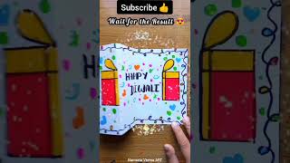 😍😱Happy Diwali DIY Card : Magic box💞😳 #shorts #namratart #art #virel #trending #drawing #diwali screenshot 1