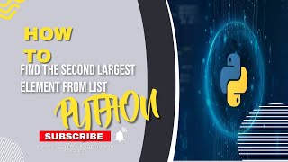 Python code : Find The Largest and second largest number from list of integers