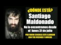 Sergio pregunta por su hermano,  difundir ¿Dónde está Santiago Maldonado? 