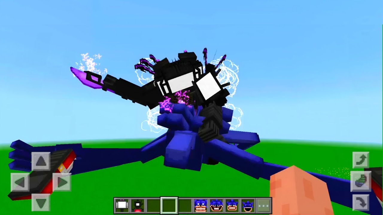 Shin Sonic vs Titan TV Man in Minecraft - YouTube