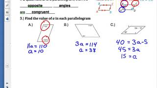 Geometry 6 2 Class Notes Video