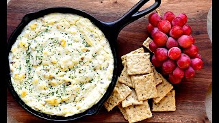 Hot Bacon Blue Cheese Dip Recipe- Add A Pinch