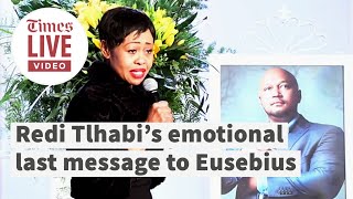 'Go well my gossiper-in-chief': Redi Tlhabi's touching final words to Eusebius McKaiser at memorial