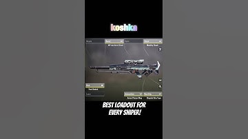 Best loadout for every sniper🔥🔥🔥🔥#codm #gaming #callofduty