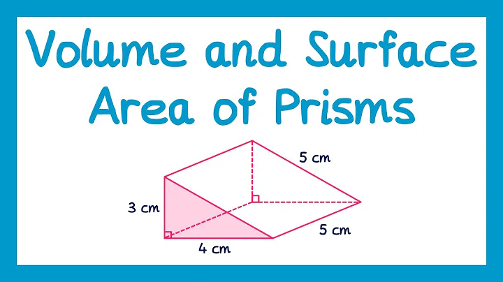Volume and Surface Area of Prism - GCSE Maths