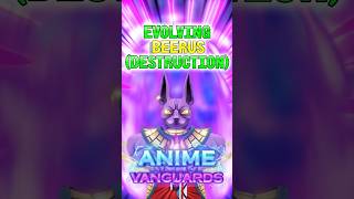 Evolving Beerus (Destruction) | Anime Vanguards Roblox