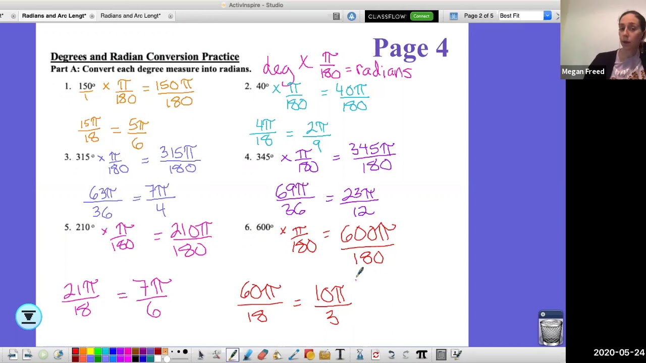 Q4 Week 7 Radians Pages 4-5 - YouTube