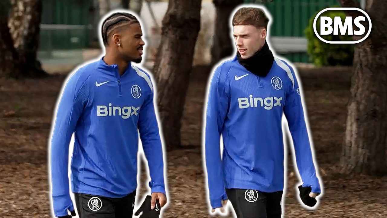 COLWILL RETURNS ON THE GRASS! 🙌 | Chelsea train ahead of PSG Champions League clash