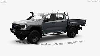 Ford Ranger Super Duty Double Cab Tray 2025 3D model by 3DModels.org