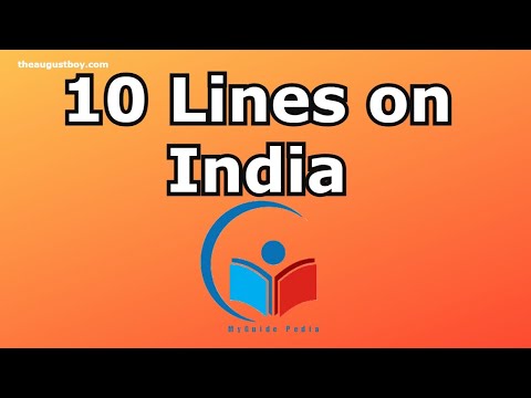 10 Lines on India in English | Essay on India | Facts on India | @MyGuide Pedia