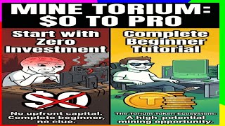 Mine The Torium Token from Zero : Complete Beginner Tutorial. 