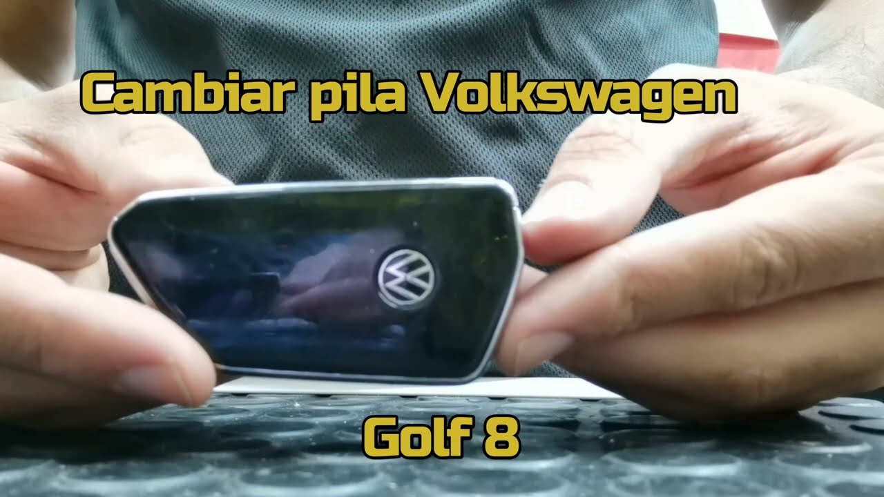 Cambiar Pila Volkswagen Golf 8/ 2019 / 2020 / 2021 / 2022 - YouTube