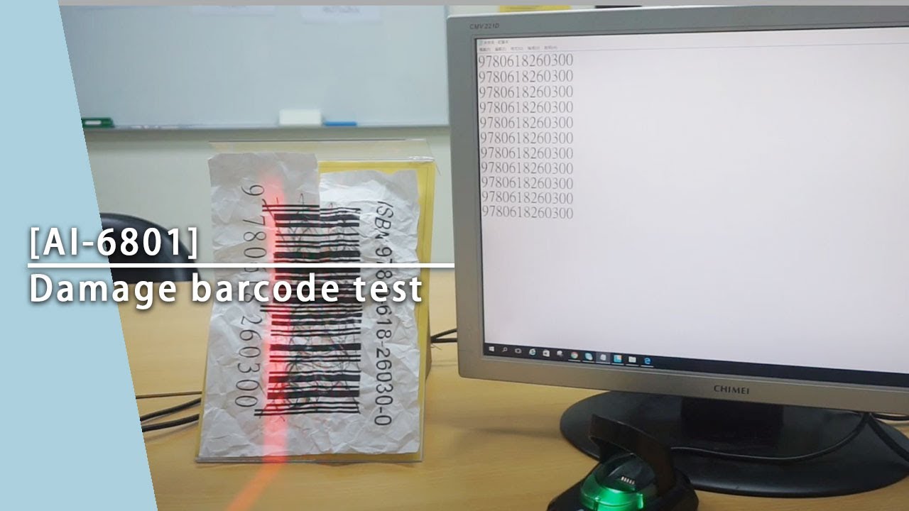[AI6801] Damage barcode test YouTube
