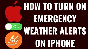 How to Turn On Emergency Weather Alerts on iPhone