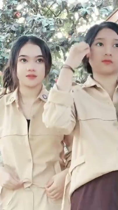 duo gadis imut joged viral ☺️ #short  #fyp  #ceweimut  #goyangtiktok