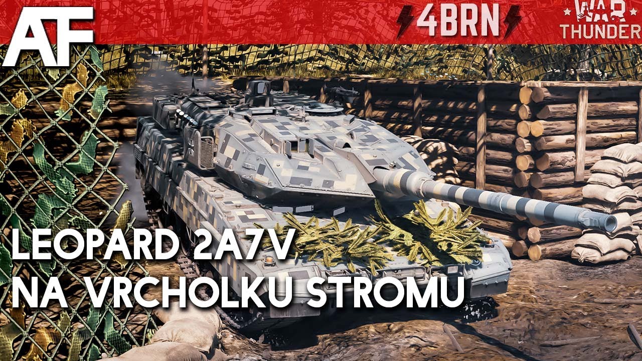 War Thunder - Leopard 2A7V Na vrcholku nemeckého stromu | Gameplay Tanky CZ/SK